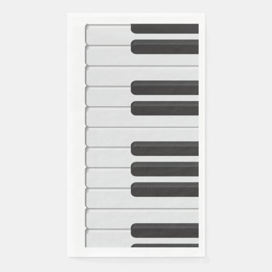 Pianotoetsenbord Servet (Voorkant)