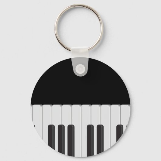 Pianotoetsenbord Sleutelhanger (Voorkant)