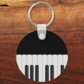 Pianotoetsenbord Sleutelhanger (Voorkant)