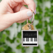 Pianotoetsenbord Sleutelhanger (Hand)