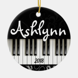 Pianotoetsenbord - Speciaal pianist Musicien Gift Keramisch Ornament