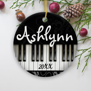 Pianotoetsenbord - Speciaal pianist Musicien Gift Keramisch Ornament