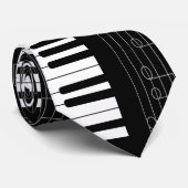 Pianotoetsenbord Stropdas (Opgerold)