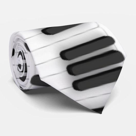 Pianotoetsenbord Stropdas (Opgerold)