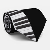 Pianotoetsenbord Stropdas (Opgerold)