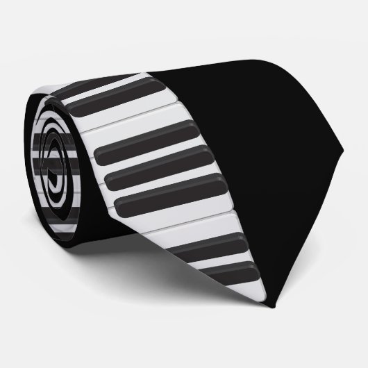 Pianotoetsenbord Stropdas (Opgerold)