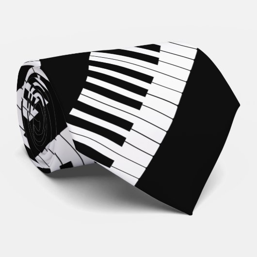 Pianotoetsenbord Stropdas (Opgerold)