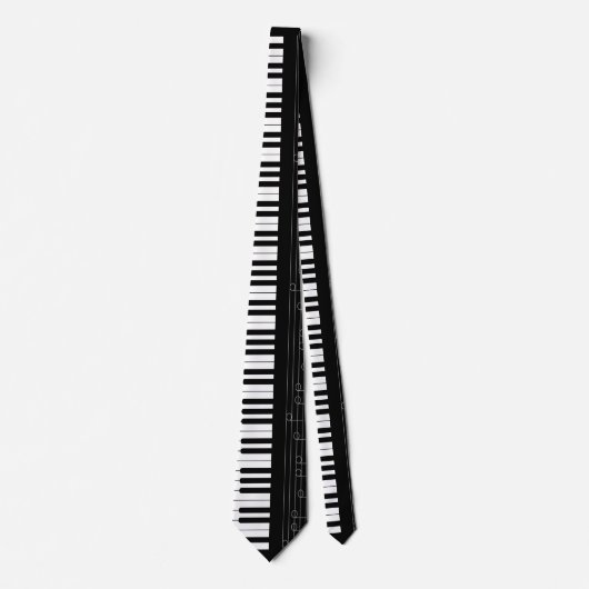 Pianotoetsenbord Stropdas (Voorkant)