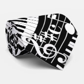 Pianotoetsenbord Stropdas (Opgerold)