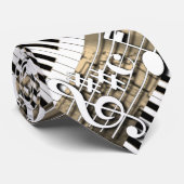 Pianotoetsenbord Stropdas (Opgerold)