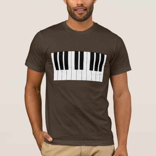 Pianotoetsenbord T-shirt (Voorkant)
