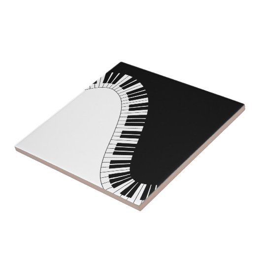 Pianotoetsenbord Tegeltje (Zijkant)