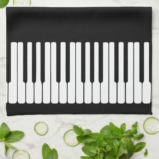 Pianotoetsenbord Theedoek (Gevouwen)