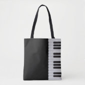 Pianotoetsenbord Tote Bag (Voorkant)