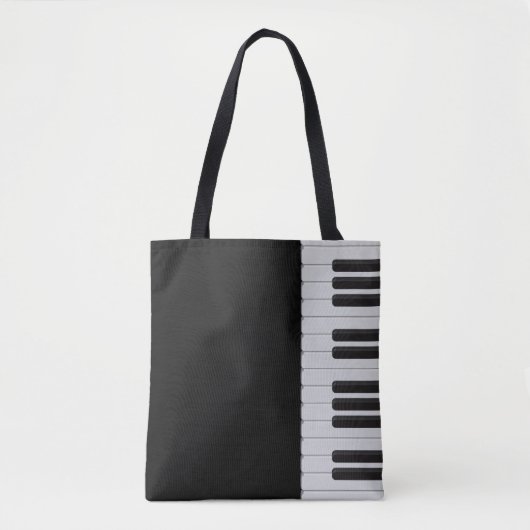 Pianotoetsenbord Tote Bag (Voorkant)
