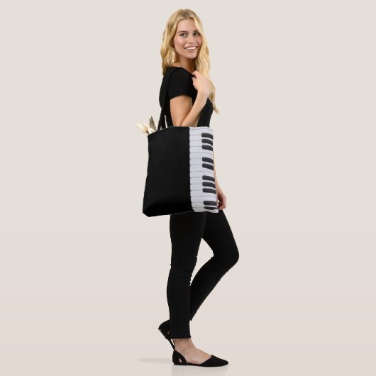 Pianotoetsenbord Tote Bag (Op model)
