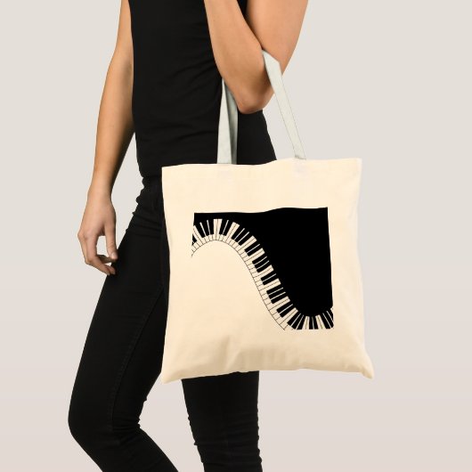 Pianotoetsenbord Tote Bag (Voorkant (product))