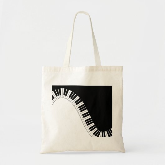 Pianotoetsenbord Tote Bag (Voorkant)