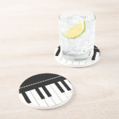 Pianotoetsenbord Zandsteen Onderzetter (Zijkant)