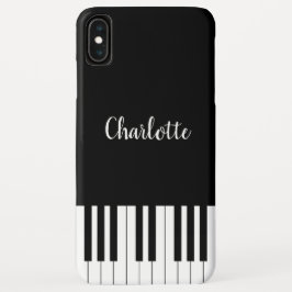 Pianotoetsenbord zwart en witte iPhone XS Max. Hoe Case-Mate iPhone Case