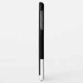 Pianotoetsenbord zwart en witte iPhone XS Max. Hoe Case-Mate iPhone Case (Achterkant/links)