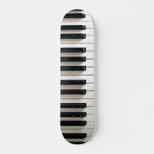 pianotoetsenbord zwart-wit persoonlijk skateboard