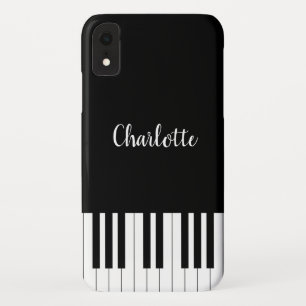 Pianotoetsenbord, zwarte en witte iPhone XR-Hoesje Case-Mate iPhone Case