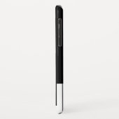 Pianotoetsenbord, zwarte en witte iPhone XR-Hoesje Case-Mate iPhone Case (Achterkant/links)