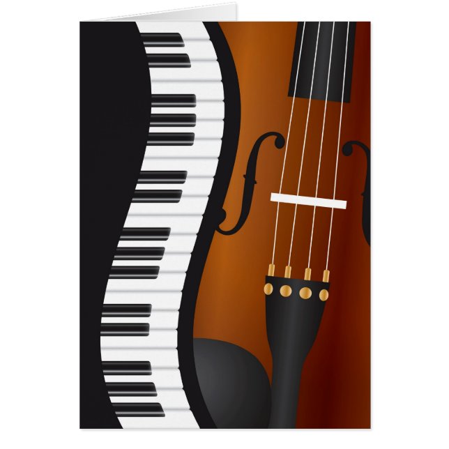 Pianotoetsenborden met golfkaart (Voorkant)