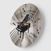 Pianotoetsenbordklok Grote Klok (Hoek)