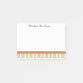  pianotoetsenbordmuziek voor pianist post-it® notes (Voorkant)