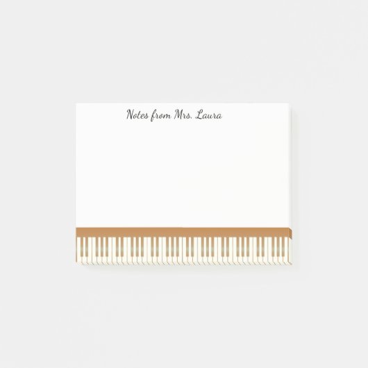  pianotoetsenbordmuziek voor pianist post-it® notes (Voorkant)