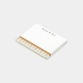  pianotoetsenbordmuziek voor pianist post-it® notes (Schuin)