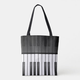 Pianotoetsenbordontwerp-Canvas tas