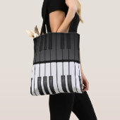 Pianotoetsenbordontwerp-Canvas tas (Dichtbij)