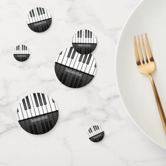 Pianotoetsenbordontwerptafel-Confetti Confetti (Groep)