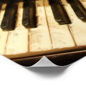  pianotoetsenbordschilderen poster (Hoek)
