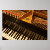  pianotoetsenbordschilderen poster (Voorkant)
