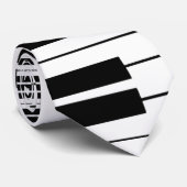 PianotoetsenbordStropdas! :) Stropdas (Opgerold)