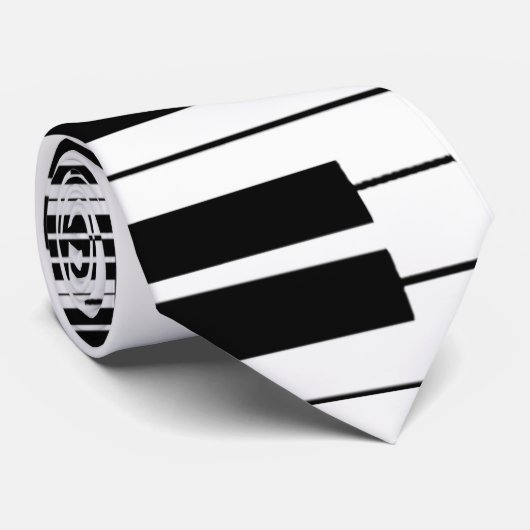 PianotoetsenbordStropdas! :) Stropdas (Opgerold)