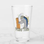 Pianotuner (Pianotuner) Glas (Achterkant)