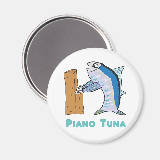 Pianotuner (Pianotuner) Magneet (Voorkant / Achterkant)