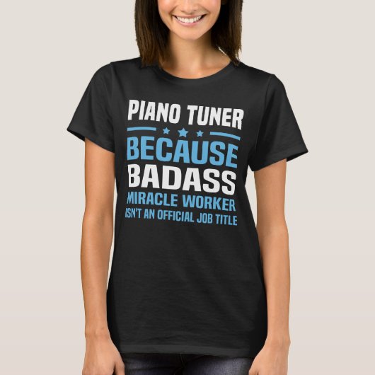 Pianotuner T-shirt (Voorkant)