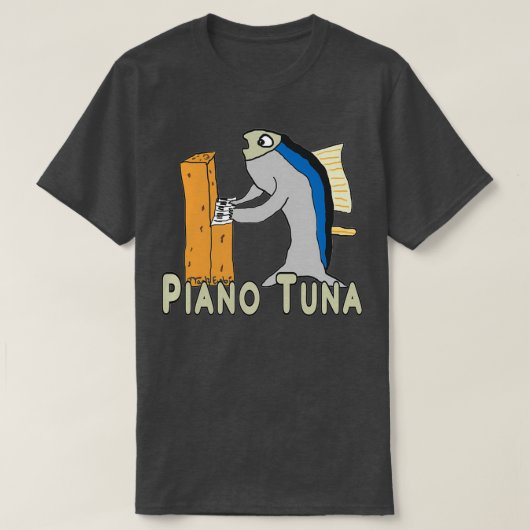 Pianotuner Tuna T-shirt (Design voorkant)