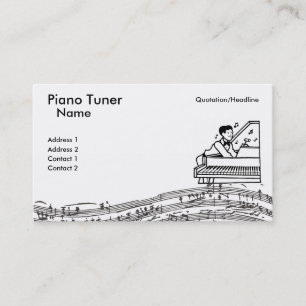 Pianotuner Visitekaartje