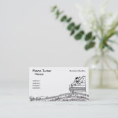 Pianotuner-Visitekaartje Visitekaartje (Staand voorkant)