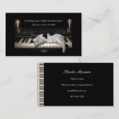 Pianotunnel of andere visitekaartje (Voorkant / Achterkant)