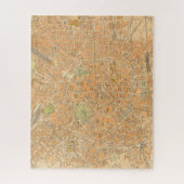Pianta di Milano - Kaart van Milaan, Italië Legpuzzel (Verticaal)