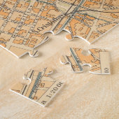 Pianta di Milano - Kaart van Milaan, Italië Legpuzzel (Zijkant)