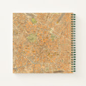 Pianta di Milano - Kaart van Milaan, Italië Notitieboek (Achterkant)